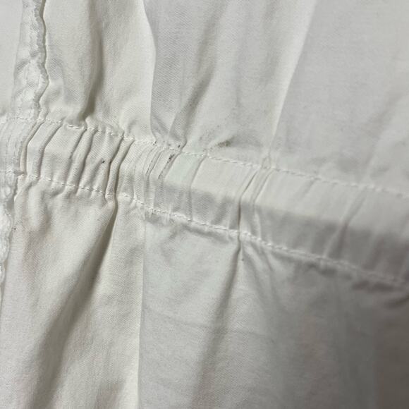 ATM Frayed Zip-Front Cargo Field Jacket w/ Stowaway Hood White Women’s Small - Picture 6 of 14